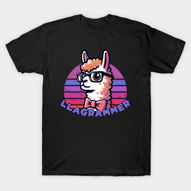 Llama Programmer T-Shirt by Japanese Fever